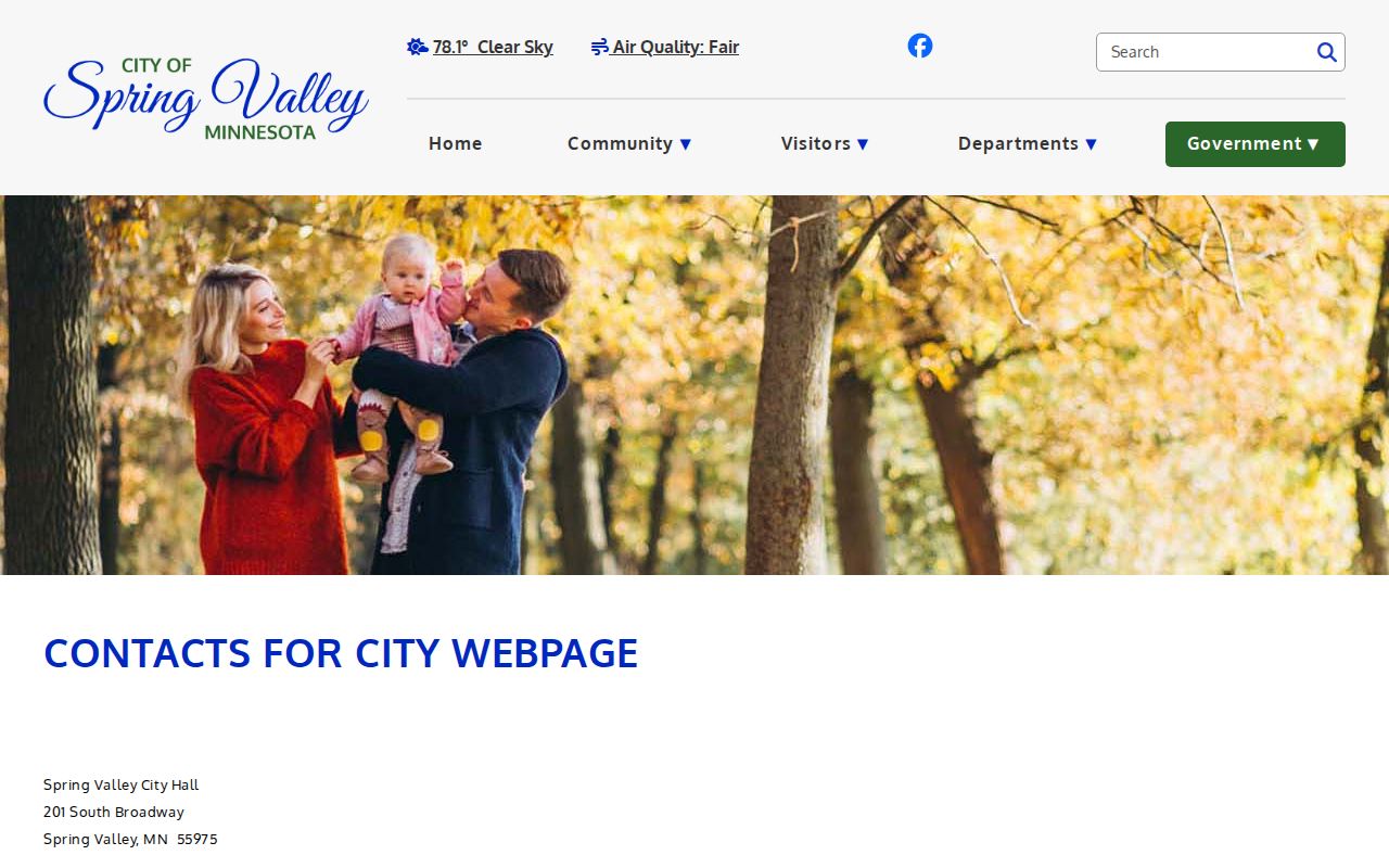 Spring Valley court records City Hall contact source